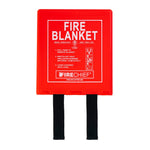 1.2m x 1.2m Firechief Fire Blanket in a Rigid Case