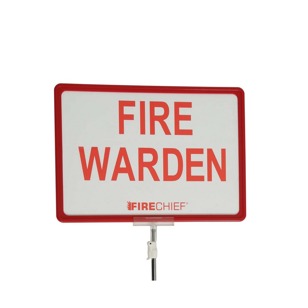 fire marshal warden sign