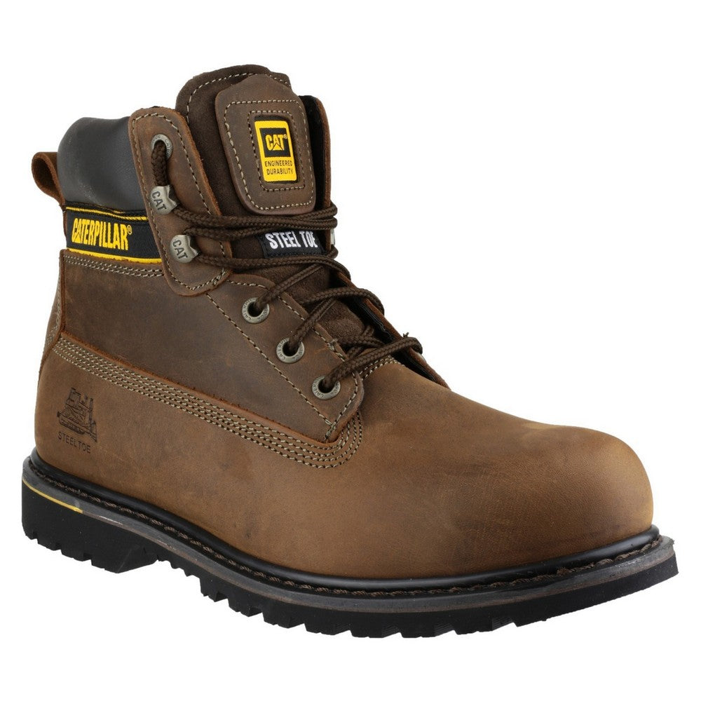caterpillar holton brown safety boot