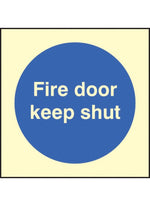 Fire Door - Keep Shut Safety Sign