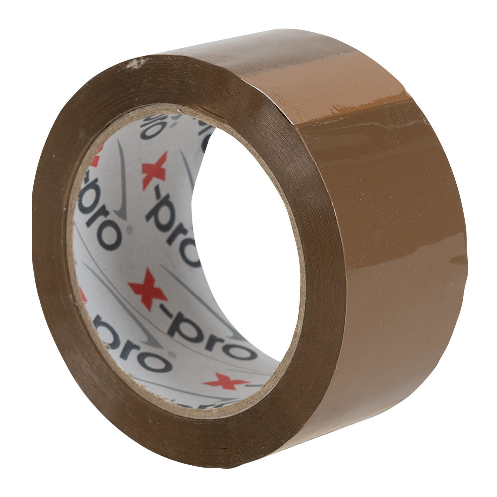 X-Pro High Tack Buff Packaging Tape - 48mm x 66m