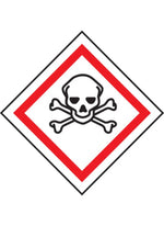 toxic substance ghs labels sign