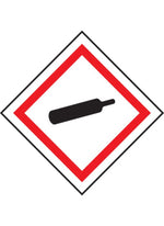 ghs compressed gas labels sign