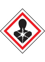 Health Hazard GHS symbol labels sign