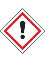 ghs irritant symbol labels sign