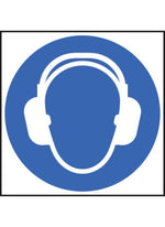 Ear Protection Safety Sign Symbol
