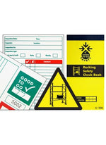 racking good to go inspection check book