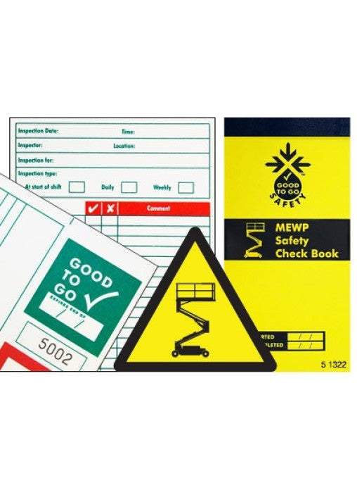mewp good to go inspection check book