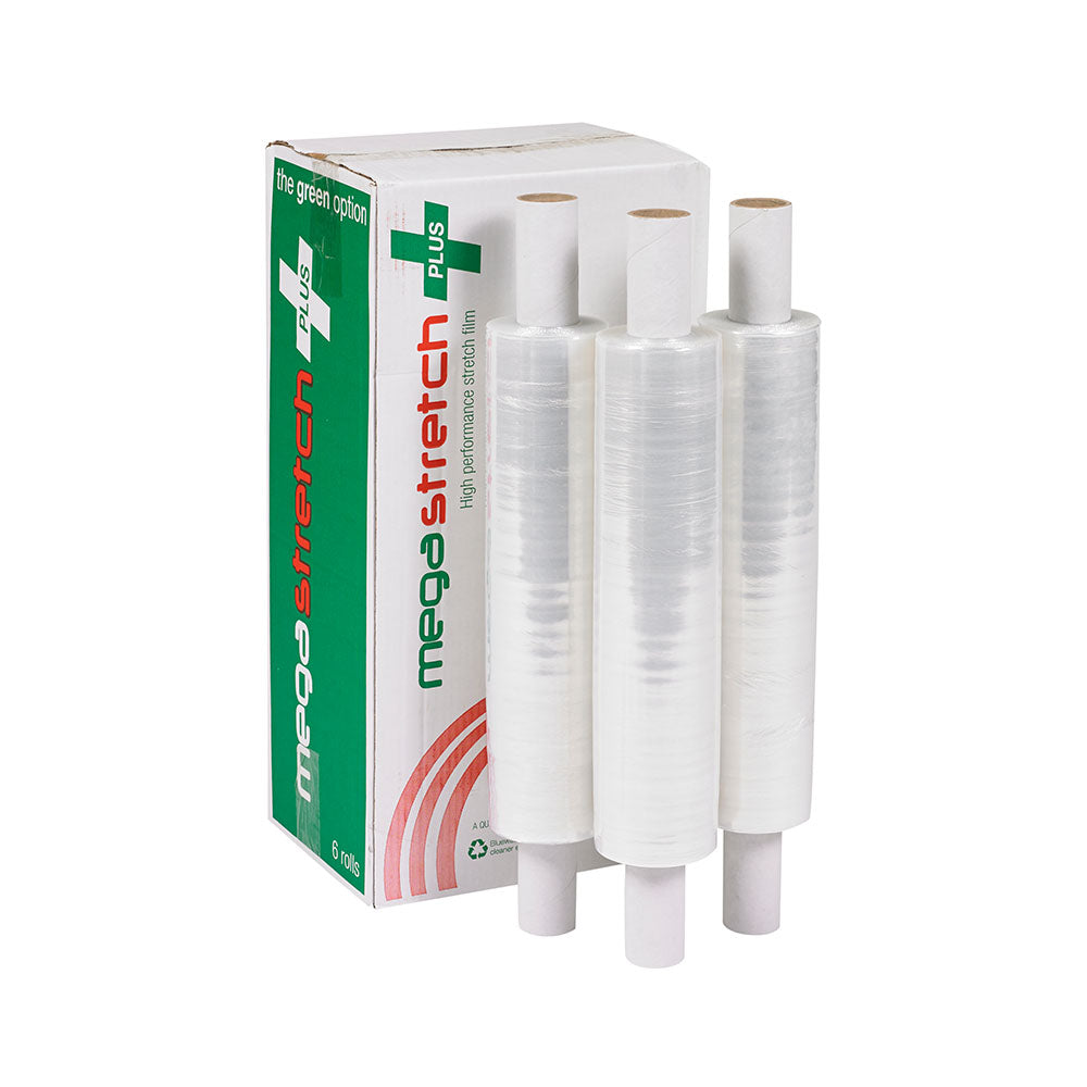 Megastretch+ Extended Core Pallet Wrap - 400mm x 300m