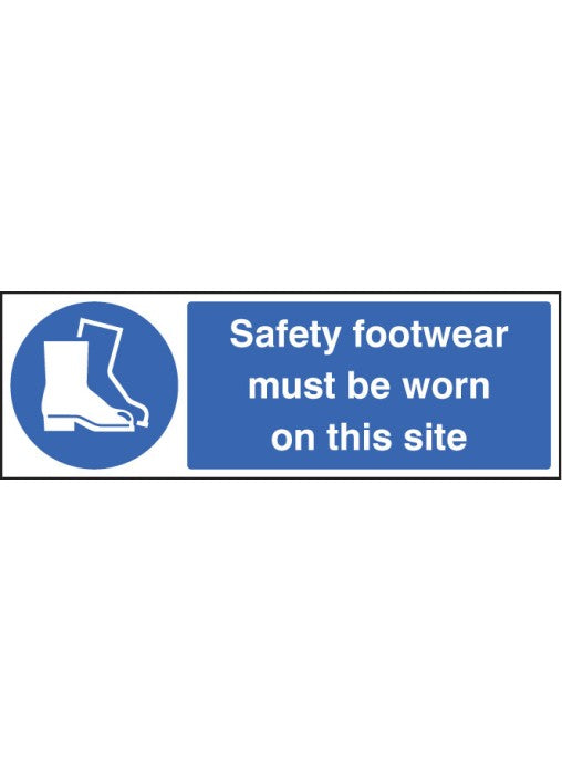 Safety Footwear Must be Worn Safety Sign
