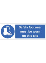 Safety Footwear Must be Worn Safety Sign