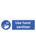 Use Hand Sanitiser Safety Sign