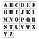 Letters A to Z - PVC Stencil Kit