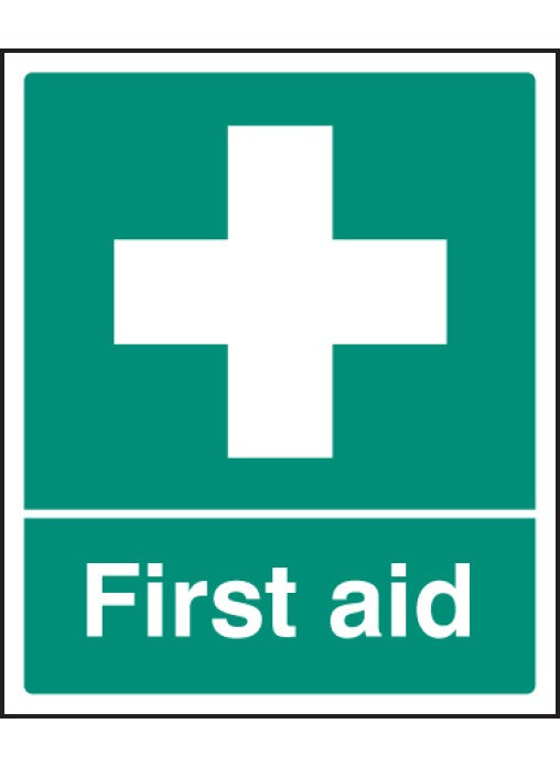 First Aid Safety Sign