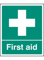 First Aid Safety Sign