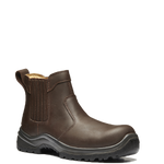 V12 - VR610.01 Stallion Brown Leather Safety Dealer Boot - Metal Free