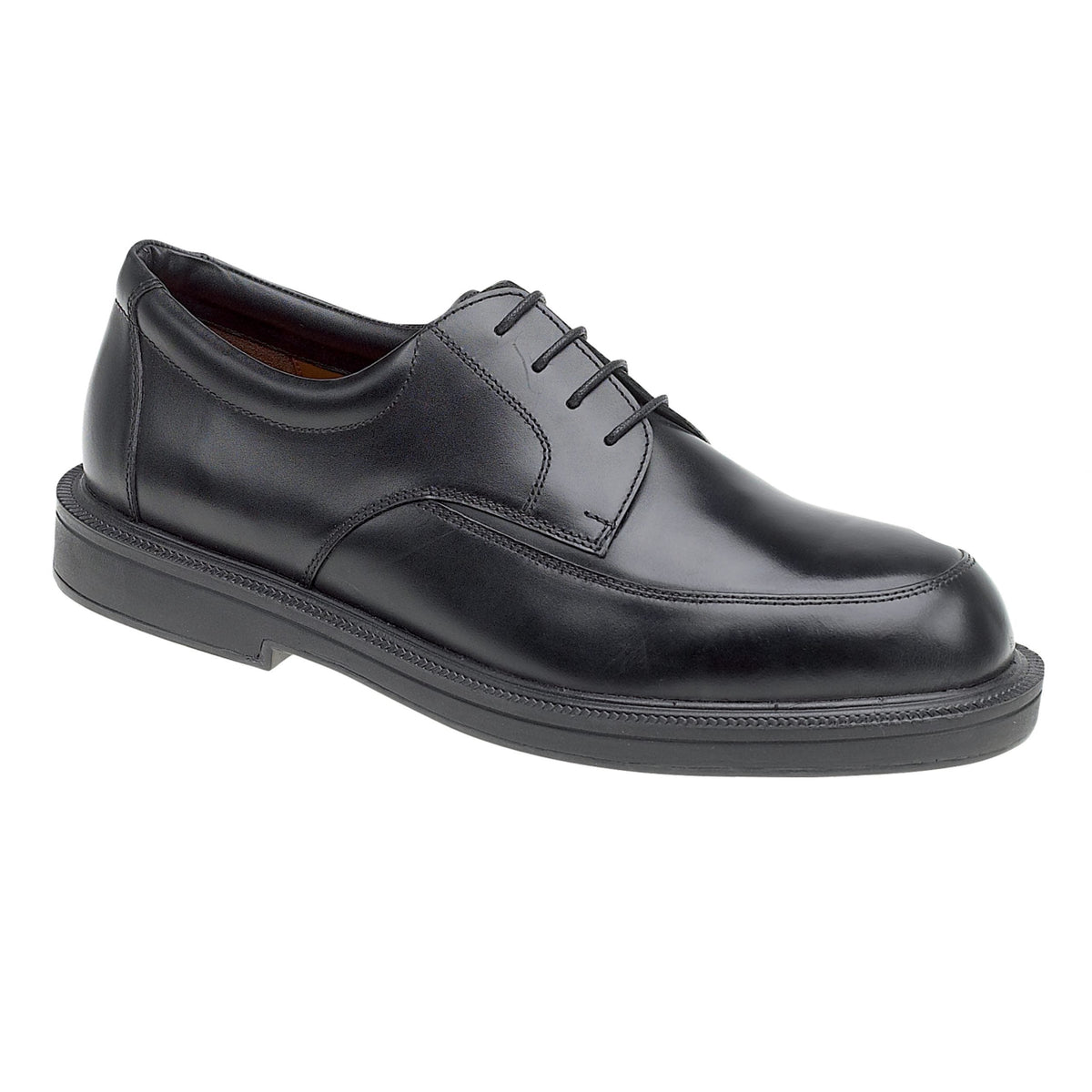 Himalayan 9710 Black Leather Lace Safety Shoe - Metal Free Toecap