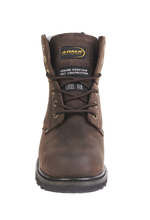 A29-CHALLENGER Brown Leather S3 Goodyear Welted Safety Boot