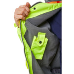 Click Hi-Viz Fleece Lined Bomber Jacket Class 3