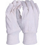 8oz Cotton Drill Gloves - Lightweight Work Gloves