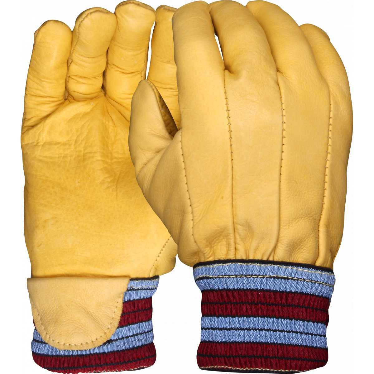 Leather Freezer Drivers Thermal Work Gloves
