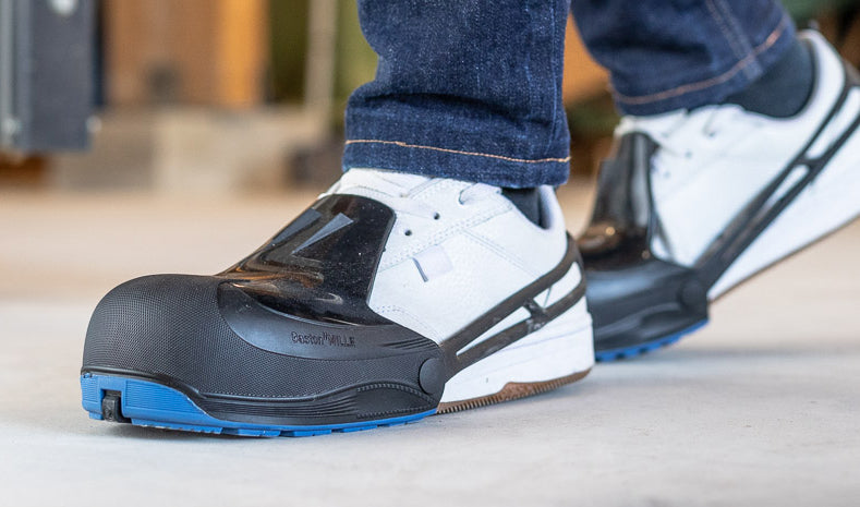 Re-Usable slip on visitor safety shoe