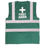 FIRST AIDER Printed Hi-Viz Waistcoat - High Visibility Vest