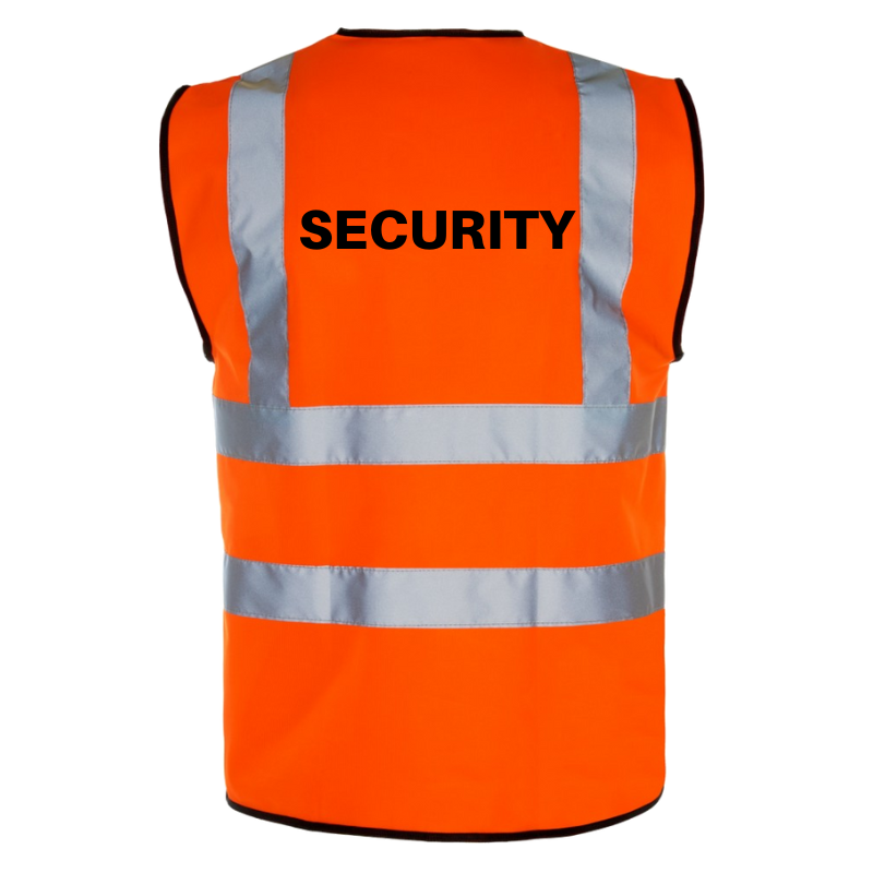 SECURITY - Printed Hi-Viz Waistcoat