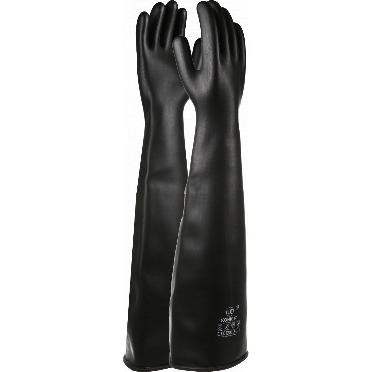KONIG 44 or 60cm Extra Heavyweight Rubber Gauntlets