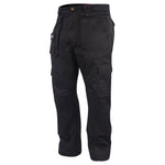 Lee Cooper LCPNT206 Black Multi-Pocket Cargo Trouser – Durable Workwear with Knee Pad Pocket