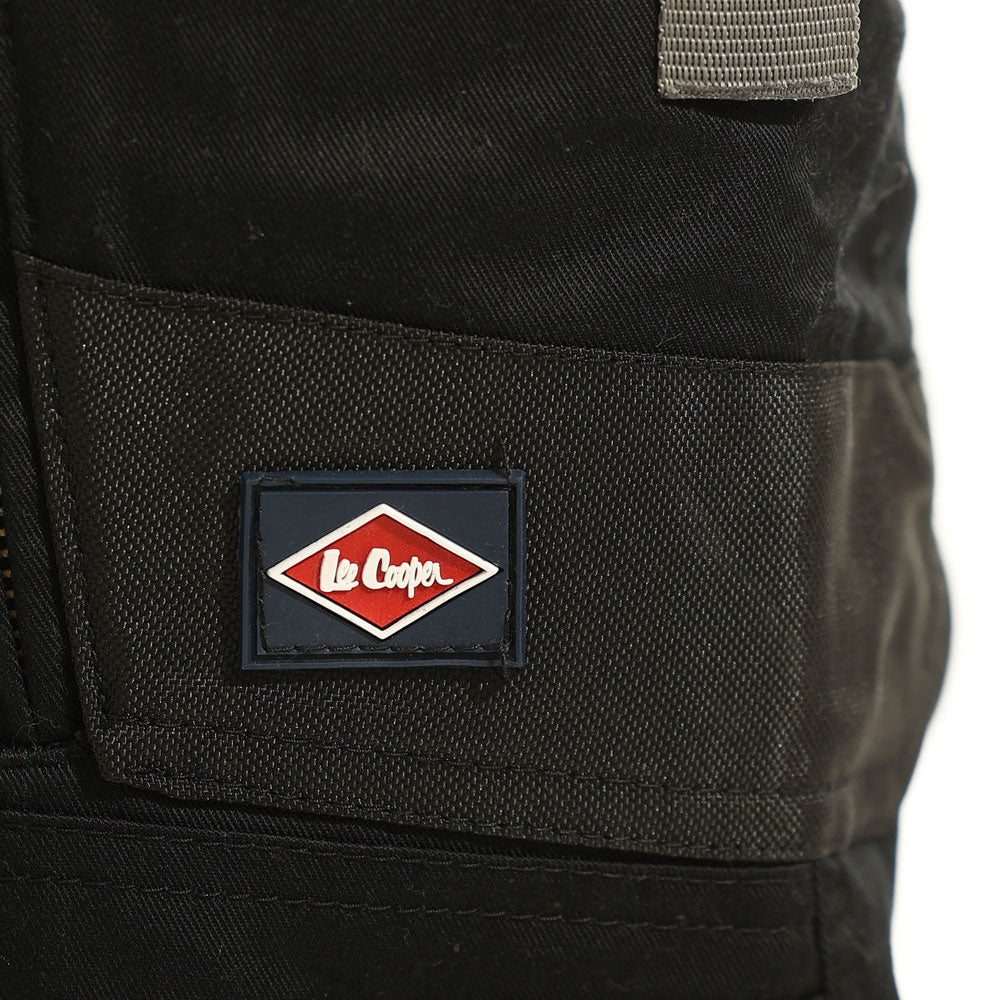 Lee Cooper LCPNT245 Black Stretch Work Trousers with Holster & Knee Pad Pockets