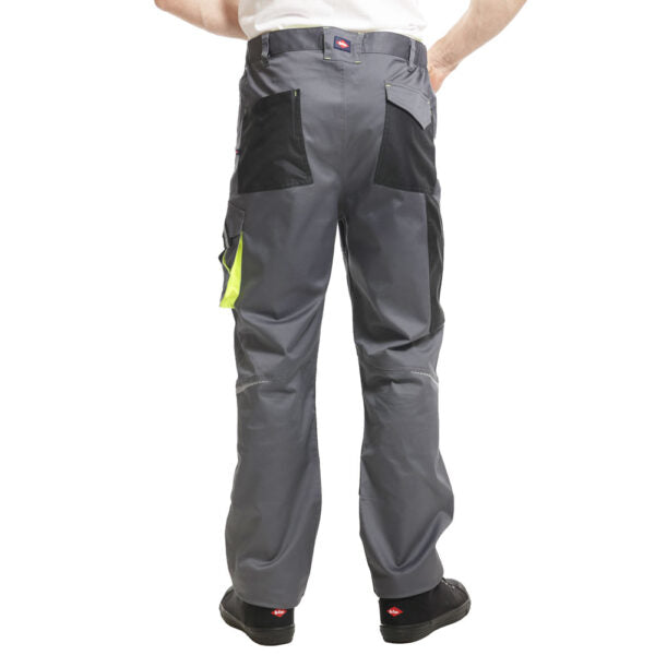 Lee Cooper LCPNT246 Reflective Stretch Holster Work Trousers with Knee Pad Pockets – Men’s Cargo Fit