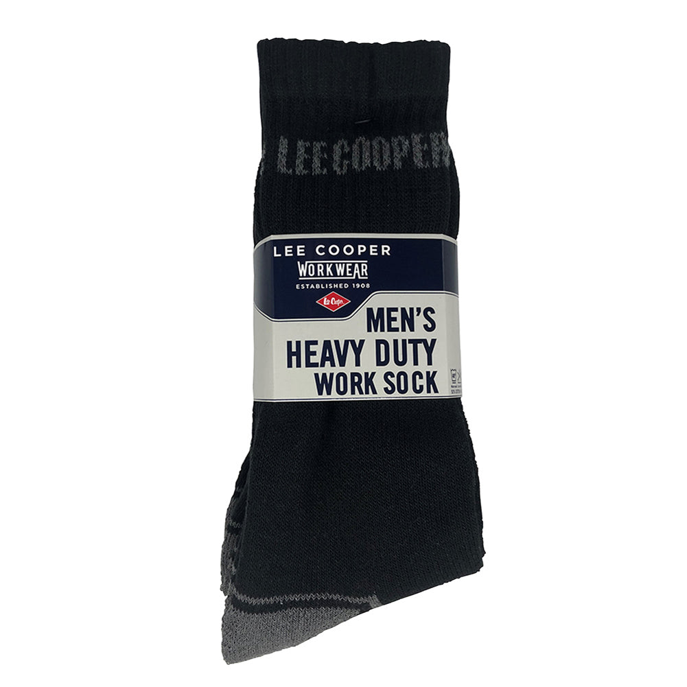 Lee Cooper Workwear LCSCK628 3 Pack Heavy Duty Work Socks