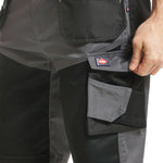 Lee Cooper LCSHO812 Stretch Holster Cargo Shorts – Hi-Vis Trim, Multi-Pocket Utility