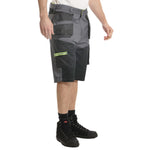 Lee Cooper LCSHO812 Stretch Holster Cargo Shorts – Hi-Vis Trim, Multi-Pocket Utility