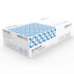 blue powder free vinyl disposable gloves