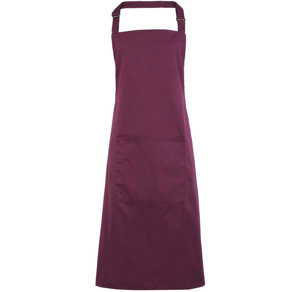 PR154 Premier Colours Bib Apron with Pocket