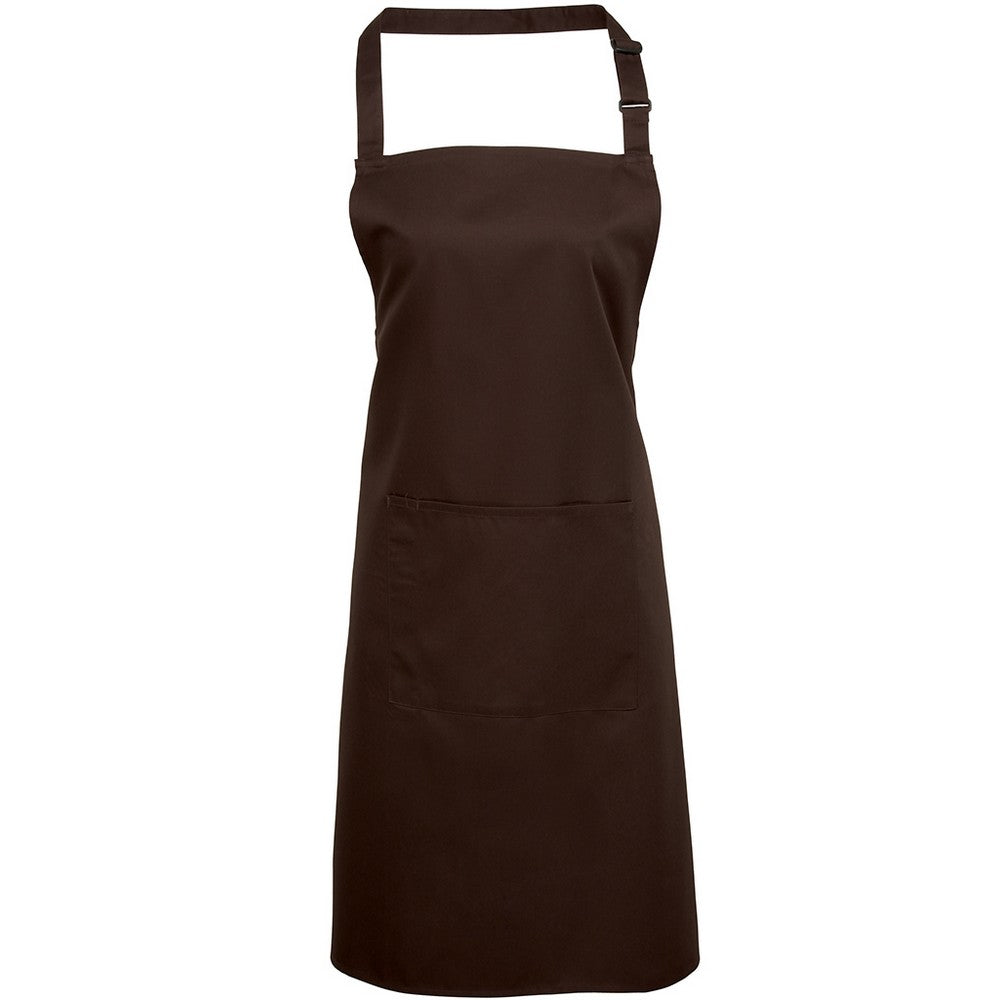 PR154 Premier Colours Bib Apron with Pocket