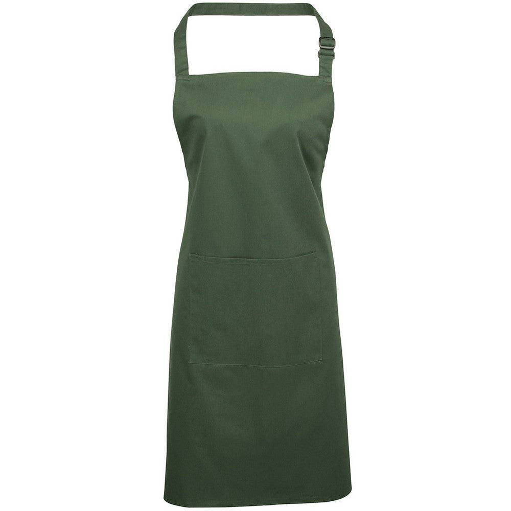 PR154 Premier Colours Bib Apron with Pocket