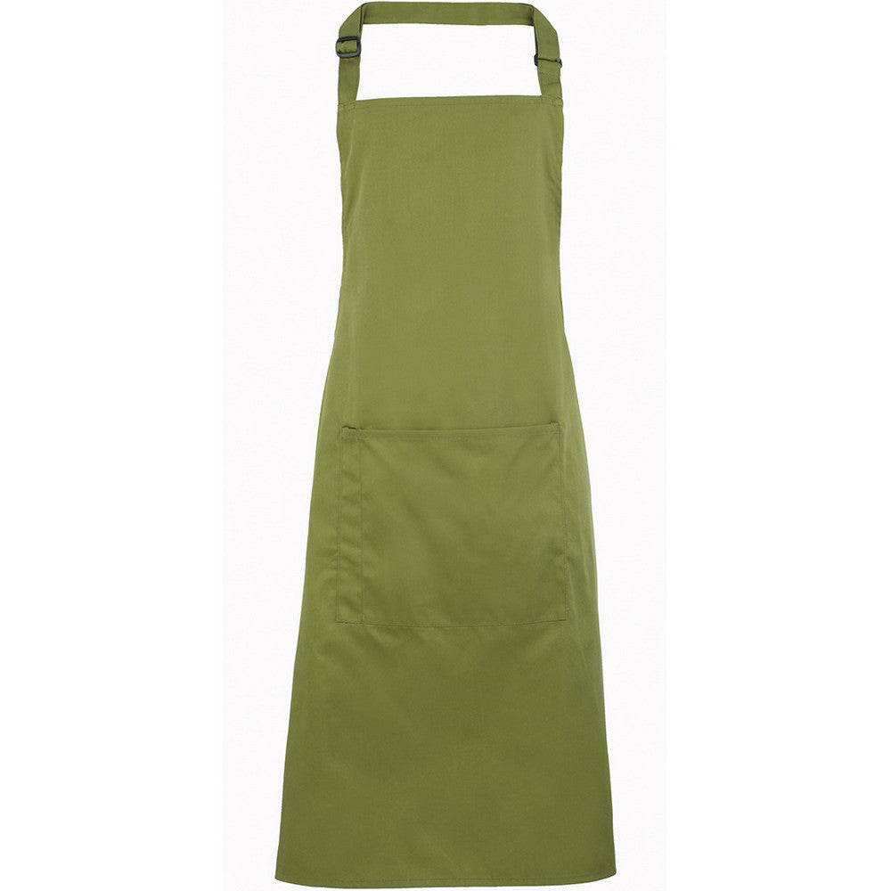 PR154 Premier Colours Bib Apron with Pocket