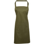 PR154 Premier Colours Bib Apron with Pocket