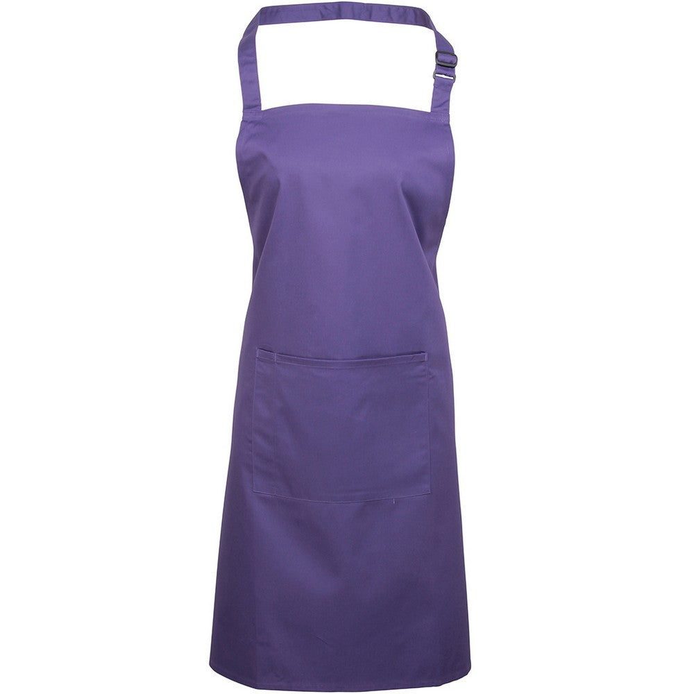 PR154 Premier Colours Bib Apron with Pocket