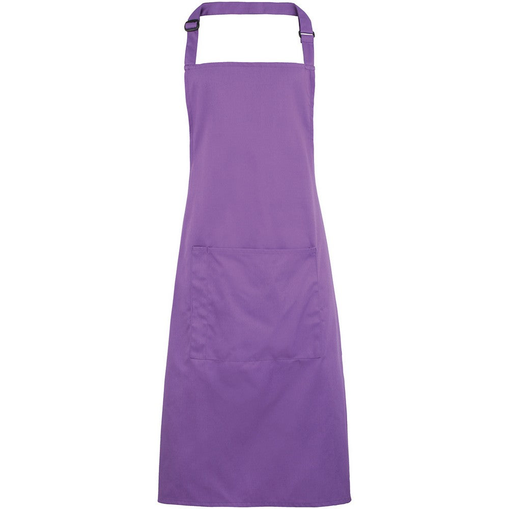 PR154 Premier Colours Bib Apron with Pocket