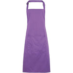 PR154 Premier Colours Bib Apron with Pocket