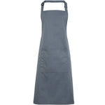 PR154 Premier Colours Bib Apron with Pocket