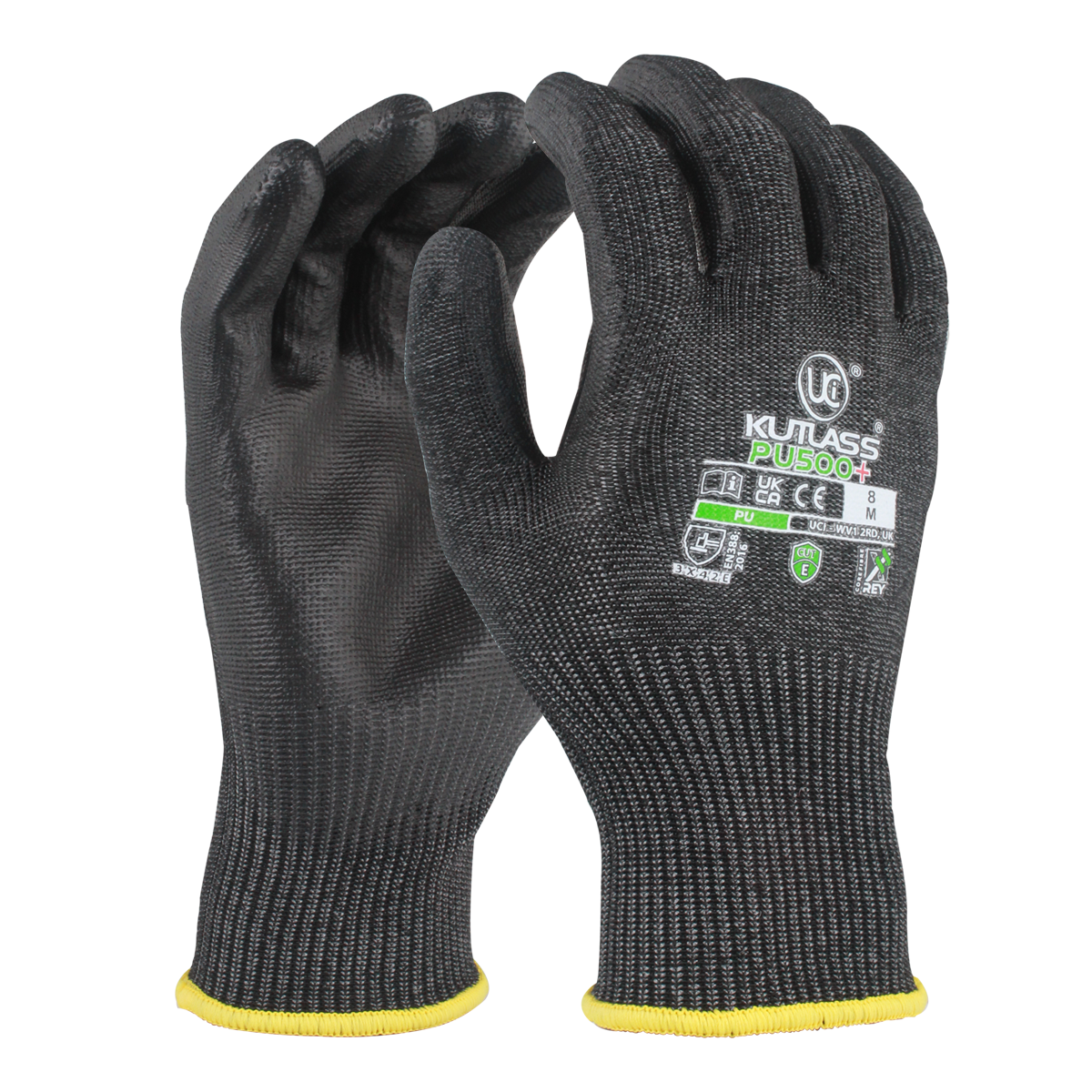 Kutlass PU500+ Premium PU safety Gloves - Cut E