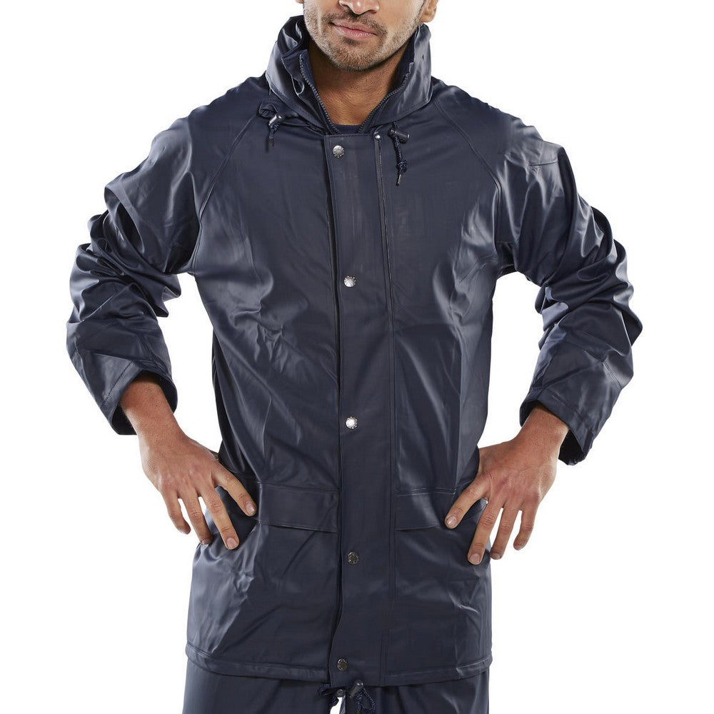 navy sbd beeswift rain jacket