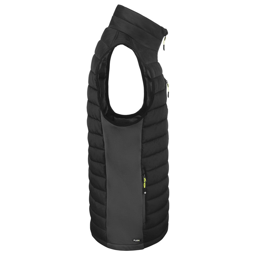 Flex Workwear Padded Bodywarmer - Black / Grey