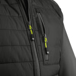 Flex Workwear Padded Jacket - Black / Grey