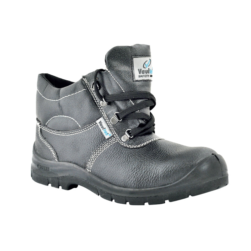 VaultTex SG6 Ankle Boot SBP Safety Boots - Black | Oil Resistant